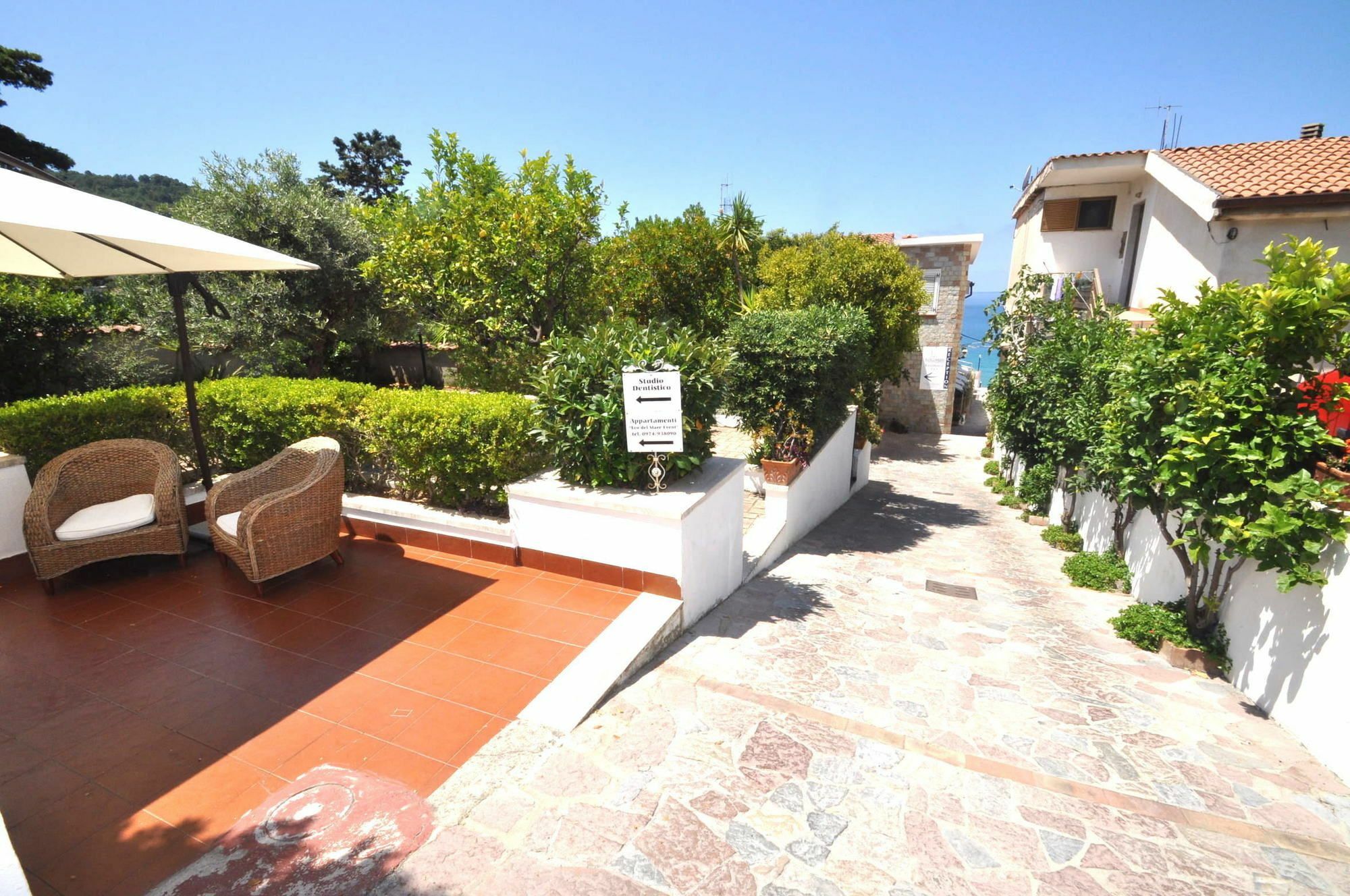 B&B Residence Eco Del Mare Palinuro Bagian luar foto